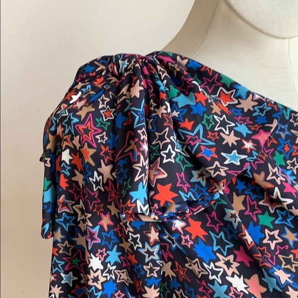 *SOLD* J. Crew Kaleidoscope Star Print Blouse 14 - Picture 3 of 9